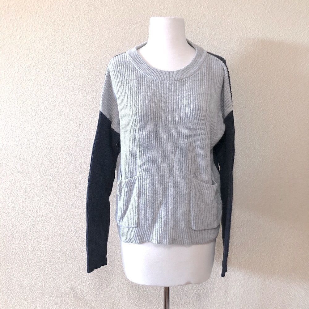 Madewell Boxy Harper Rib Knit Pullover Size Small - Picture 3 of 12